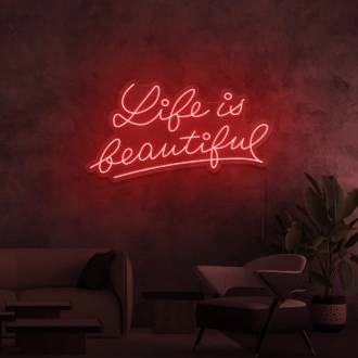 Life Quote 2 Neon Sign