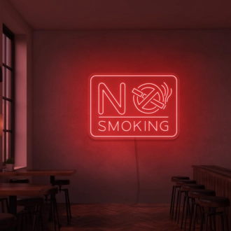 No smoking neon signs