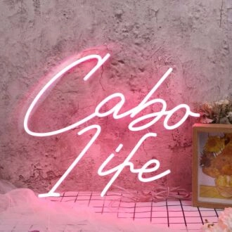 Cabo Life Red Neon Sign