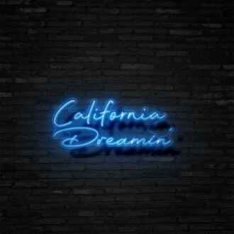 California Dreamin Neon Sign Perfect for beach and California-themed decor