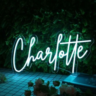 Charlotte Name Neon Sign