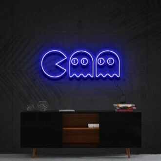 Chasing Ghosts Neon Sign for Playful and Bold Decor