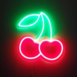 Cherry Neon Sign for Fun and Whimsical Decor
