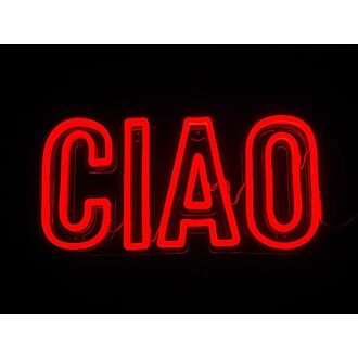 CIAO Neon Sign