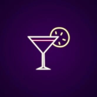 Cocktail Neon Sign for Bars and Lounges