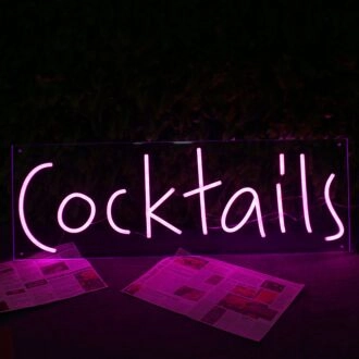 Cocktails Neon Sign