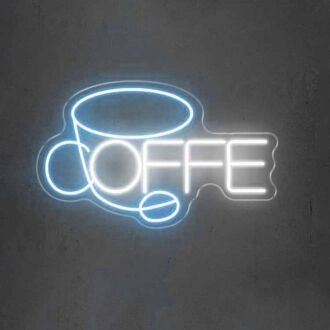 Customize Abstract Coffee Cup Neon Sign