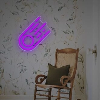 Brighten Your Space: Comet LED Neon Sign, Perfect for Bars, Weddings, and Home Decor.