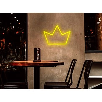 Light Up Your Kingdom: Crown LED Neon Sign for Weddings, Bars, and Majestic Home Decor