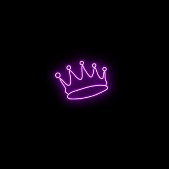 Crown Neon Sign for Regal and Elegant Decor