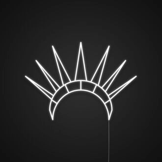 Crown Statue of Liberty Neon Sign