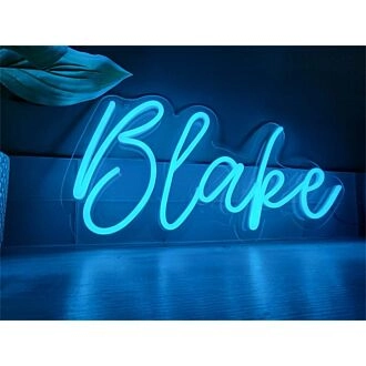 Brighten Your Special Occasions: Custom Name Blake LED Neon Sign for Weddings, Parties, and Home Décor