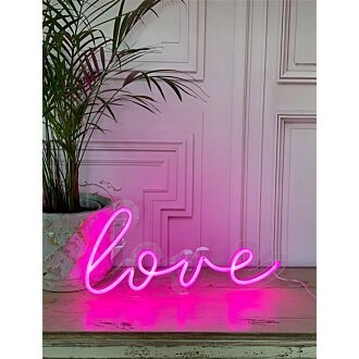 Elevate your special day and home ambiance with the Custom Wedding Love LED Neon Sign - Perfect for nuptial celebrations, office romance, and cozy bar settings.