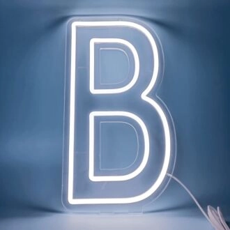 Verschönern Sie Ihren Raum: Individuelles LED-Neonlicht Buchstabe B LED-Neonschild für Bars, Hochzeiten und Bürodekoration.