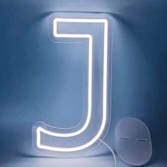 Brighten Your Special Celebrations: Customized LED Neon Light Letter J Birthday LED Neon Sign for Weddings, Bars, and Home Decor.