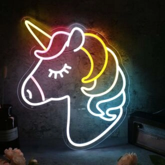Cute Unicorn Custom Neon Sign