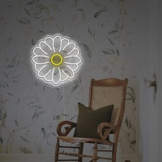 Daisy Flower LED Neon Sign