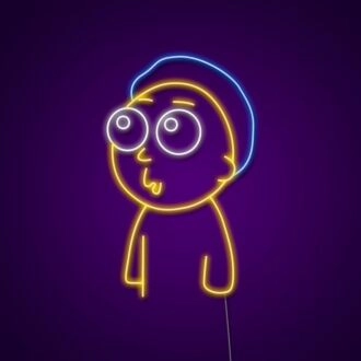 Derpy Morty Neon Sign Add a fun touch to your decor