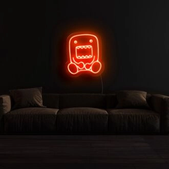 Domo-Kun Neonzeichen für Anime-Fans