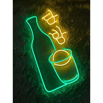 Elevate Your Bar, Club, or Restaurant Ambiance with Drink Soju Logo Led Neon Sign: The Perfect Decor for Home Celebrations and Soju-Themed Events