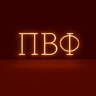 Pi Beta Phi ΠΒΦ LED Neon Sign Celebrating Friendship and Lifelong Bonds