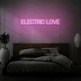 Electric Love Illuminate Love's Spark with Vibrant Neon