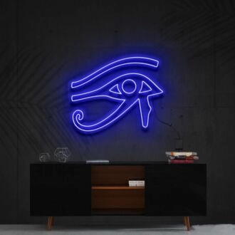 Eye Of Horus Neon Sign for Protection and Egyptian Decor
