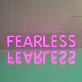 Fearless Neon Sign inspires confidence in any room