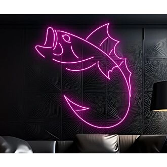 Beleuchten Sie Ihr Zuhause, Büro und Events mit dem faszinierenden Fishing LED Neon Sign - Eine perfekte Ergänzung für Meeresliebhaber und nautisch thematisierte Dekorationen.