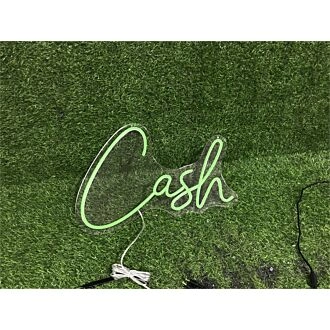Brighten Up Your Office, Bar, or Storefront with the For Wall Decor Cash LED Neon Sign.