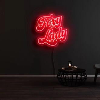 Foxy Lady Neon Sign for Playful and Stylish Decor