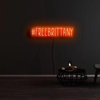 Free Brittany Neon Sign