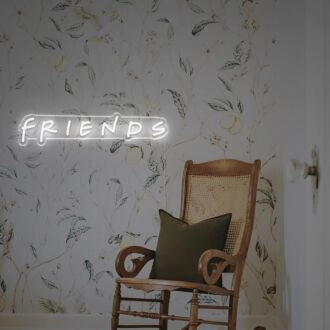 Brighten Your Gatherings and Spaces: Friends LED Neon Sign for Bars, Home Entertainment, and Office Decor.