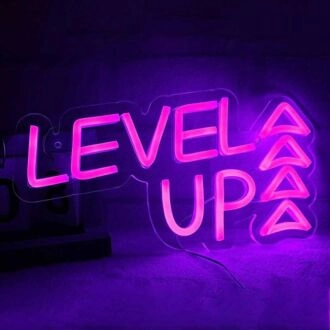 Level Up LED Night Light for Game Room