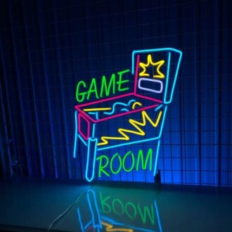 Elevate Your Game Night: Versatile Game Room Led Neon Sign for Arcade, Bar, and Man Cave Décor, Perfect for Home Entertainment and Parties