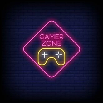 Gamer Zone Neon Sign