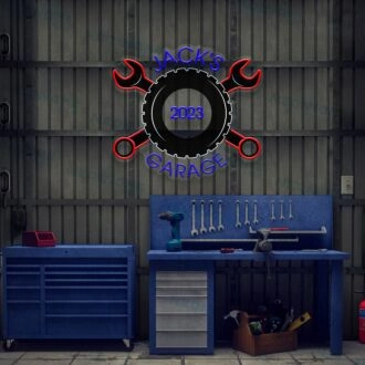 Garage Sign For Men Light Up Sign Gift Led Uv Neon Sign Garage