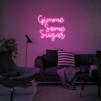 Gimme Some Sugar Neon Sign for Sweet and Fun Decor