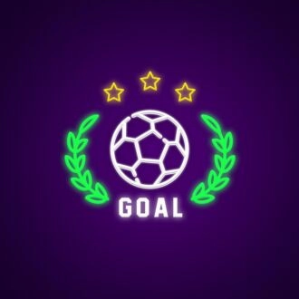 Goal Neon Sign for Motivational Spaces