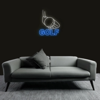 Customize Golf Swing Icon Neon Sign