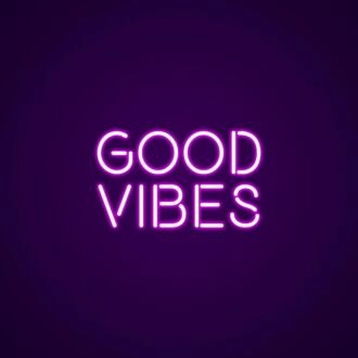 Good Vibes Neon Sign Spread positivity with this good vibes sign