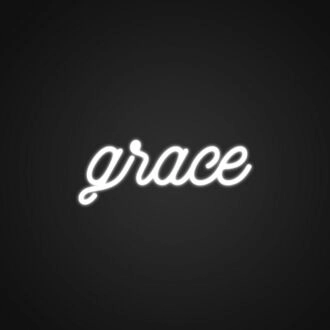 Grace Neon Sign for Inspirational and Spiritual Spaces