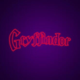 Gryffindor Neon Sign Must-have decor for Harry Potter fans
