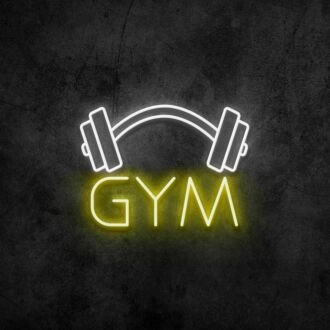 Gym Neon Sign for Fitness and Wellness Spaces