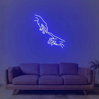 Hands Neon Sign