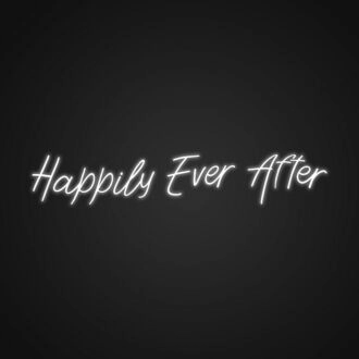 Happily Ever After Neon Sign Perfect for weddings and romantic events