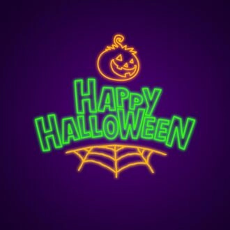 Happy Halloween Neon Sign Light up your Halloween party