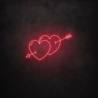 Heart Arrow LED Neon Sign