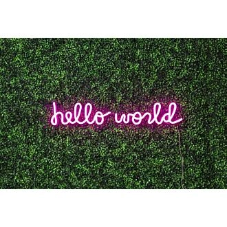 Hello World Neon Sign