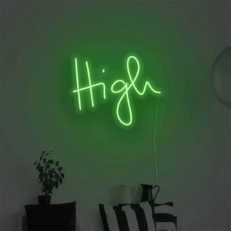 Brighten Your Space: High LED Neon Sign for Home Decor, Office Ambiance, Storefronts, and Vibrant Bar Evenings